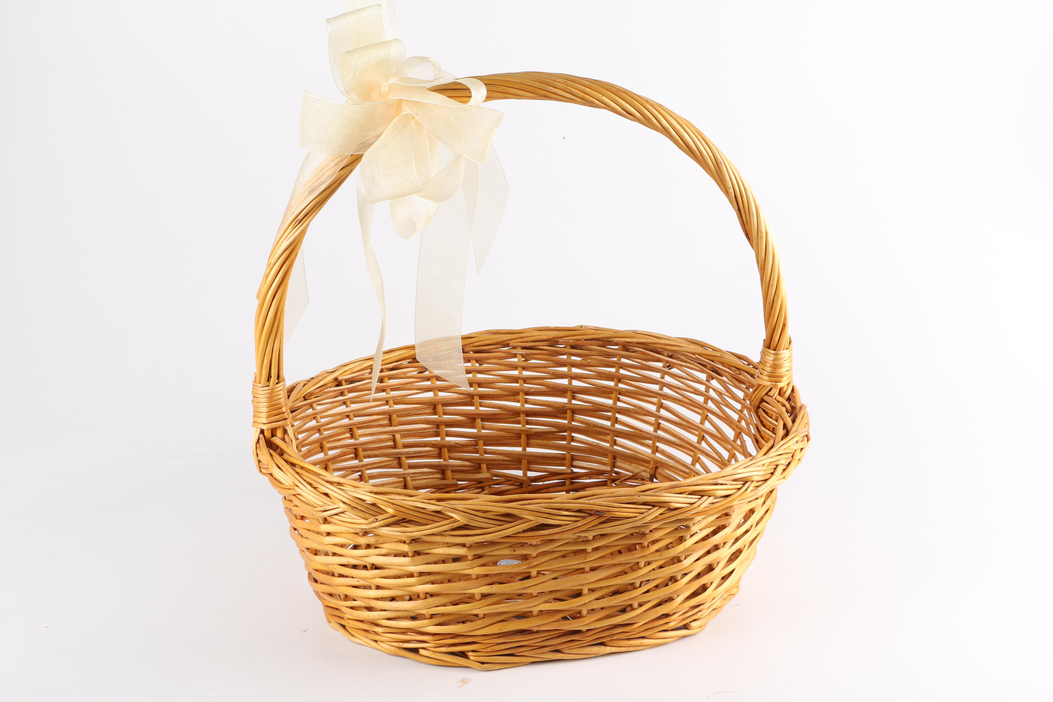 Assorted Wood and Metal Baskets