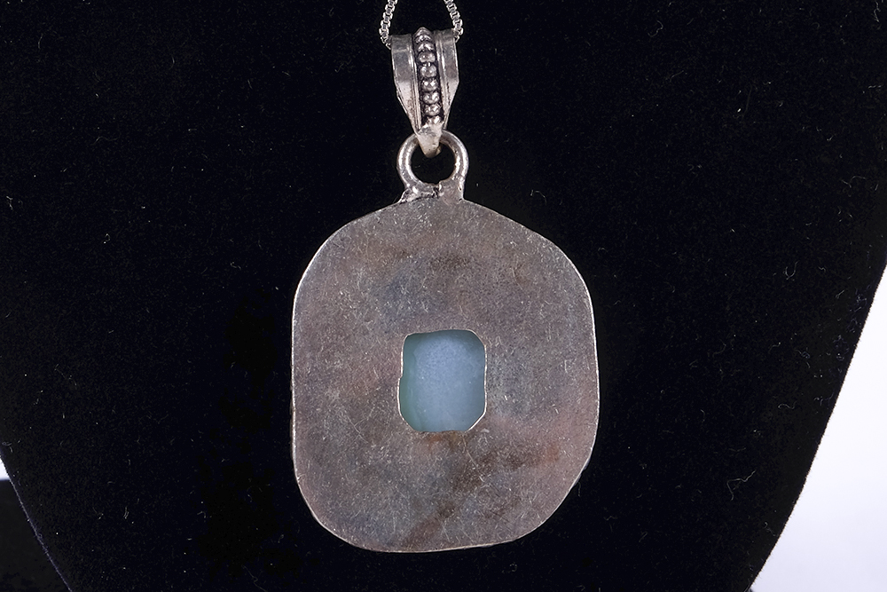 Assortment of Silver and Blue Costume Jewelry