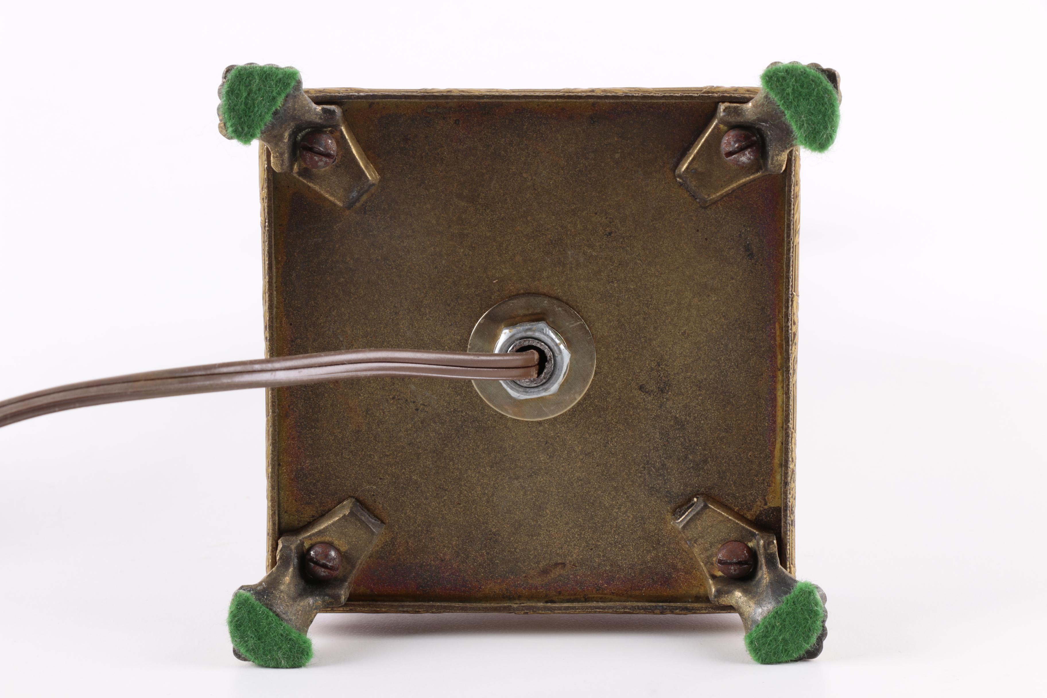 Ceramic and Brass Table Lamp