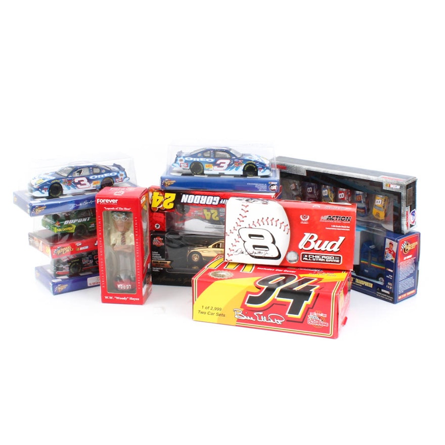Generous Collection of NASCAR Die-Cast Vehicles