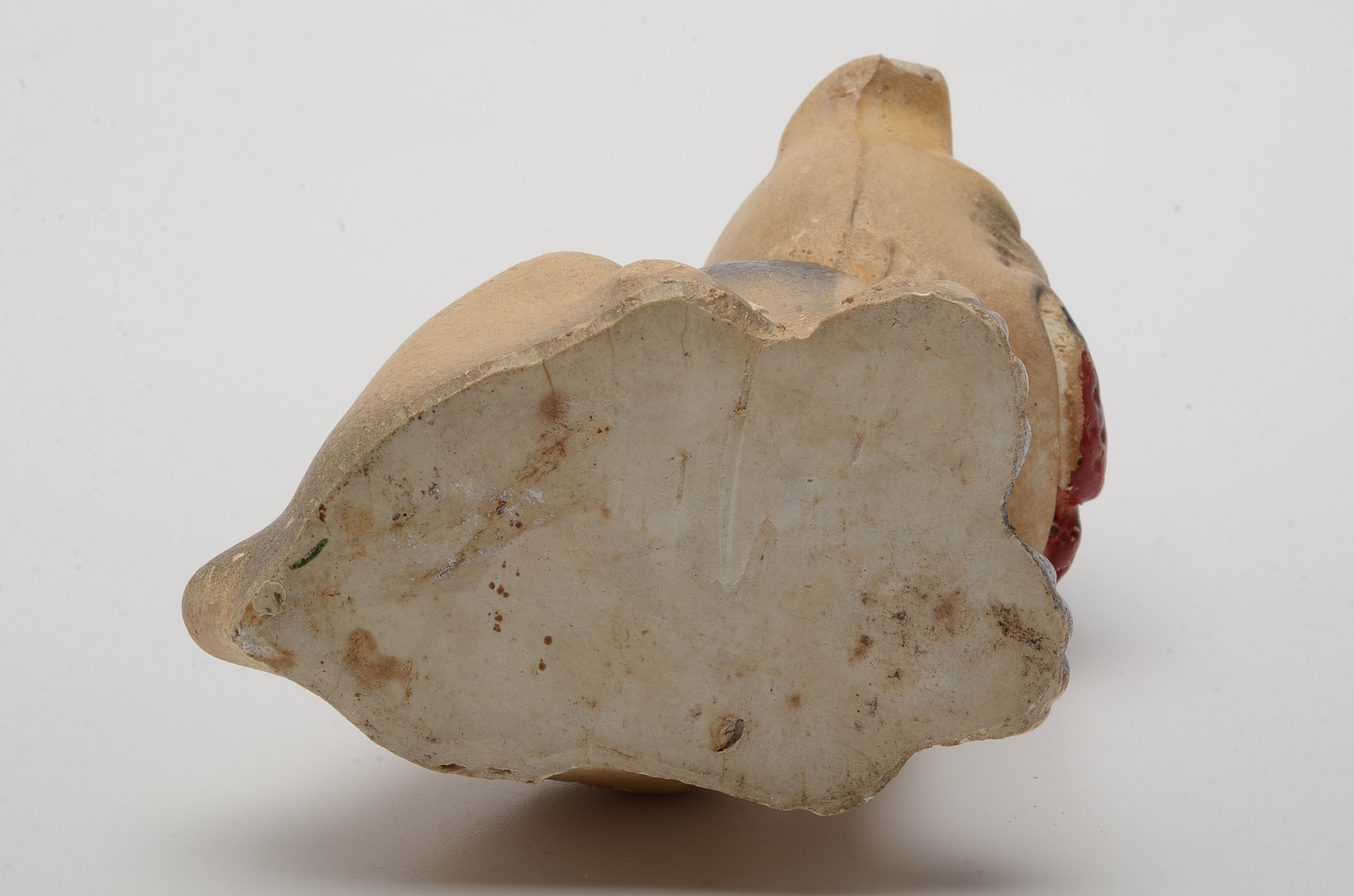 Vintage 1930's Hand Painted Carnival Chalkware  "Bonzo" Dog  Figurines.