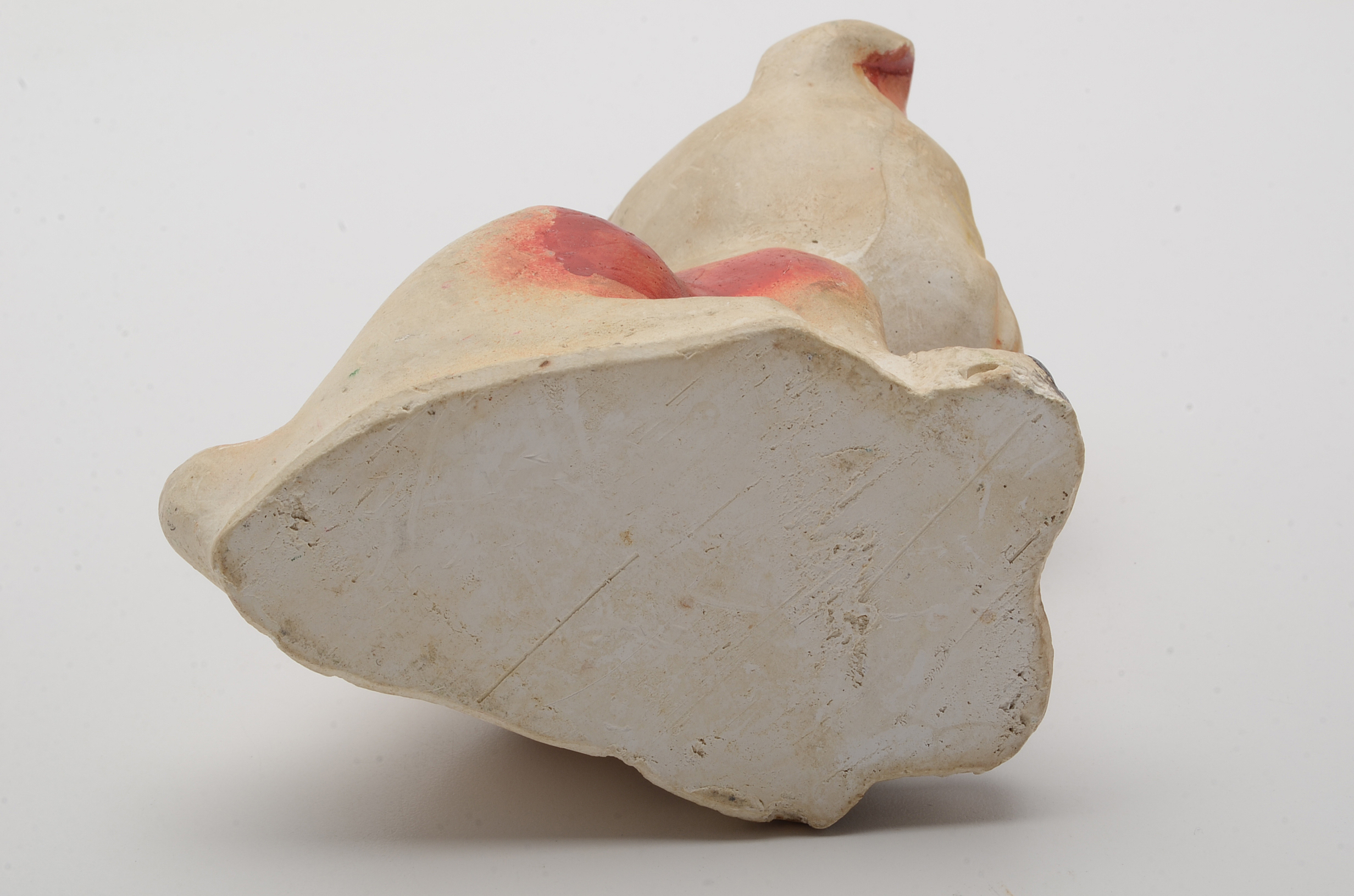 Vintage 1930's Hand Painted Carnival Chalkware  "Bonzo" Dog  Figurines.