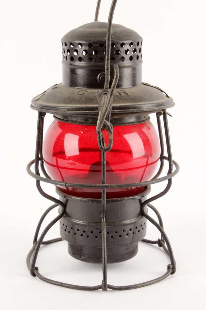 Antique Hiram Piper Railroad Lantern