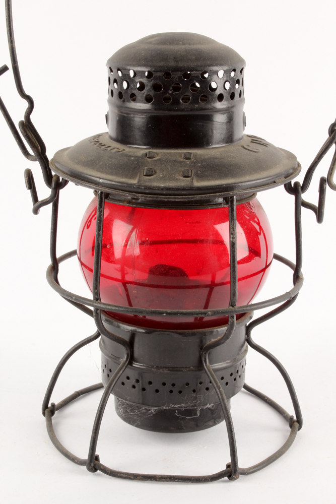 Antique Hiram Piper Railroad Lantern