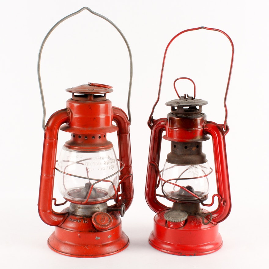 Red Railroad Lanterns