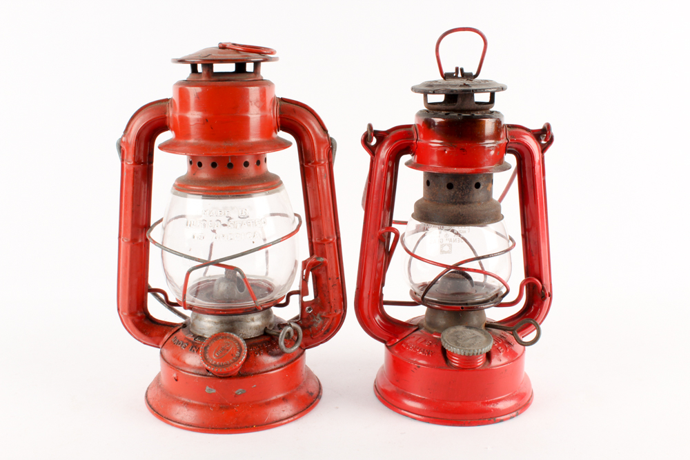 Red Railroad Lanterns