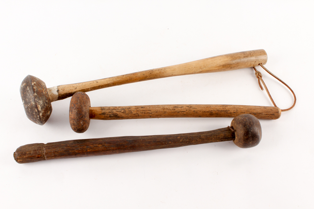 Antique Knapping Hammers