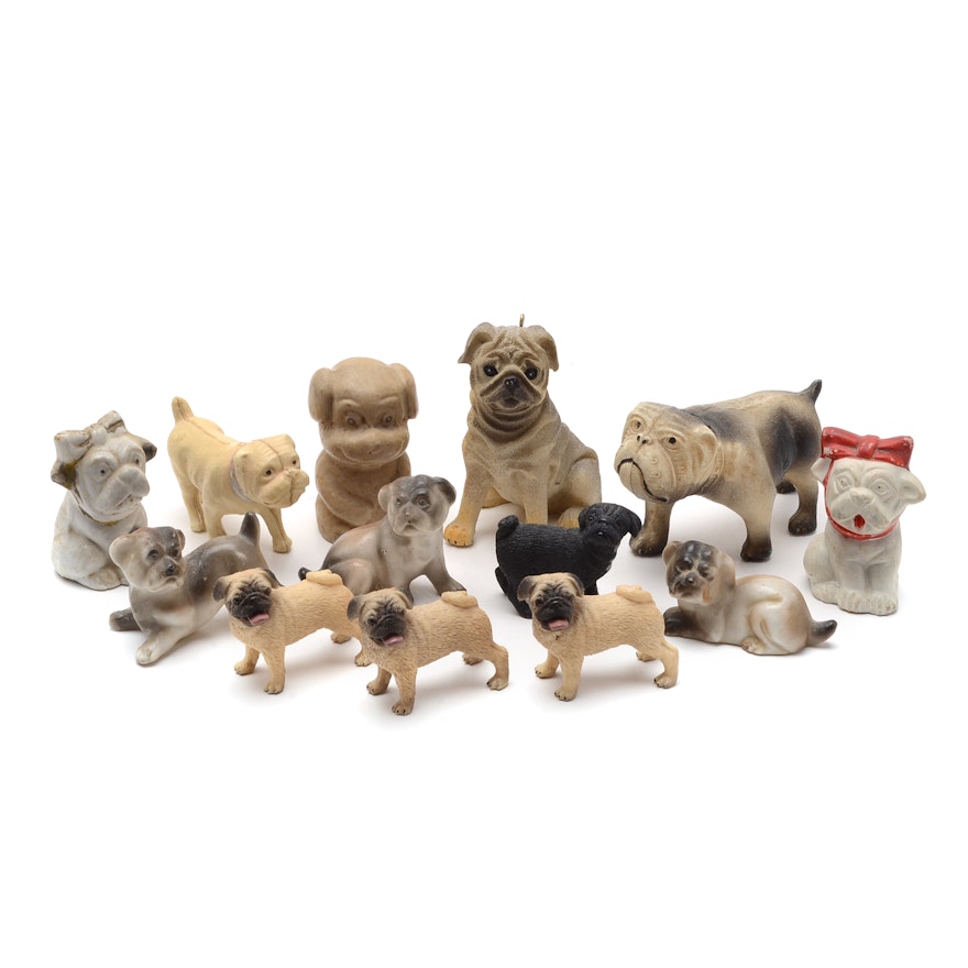 Pug Dog Figurines