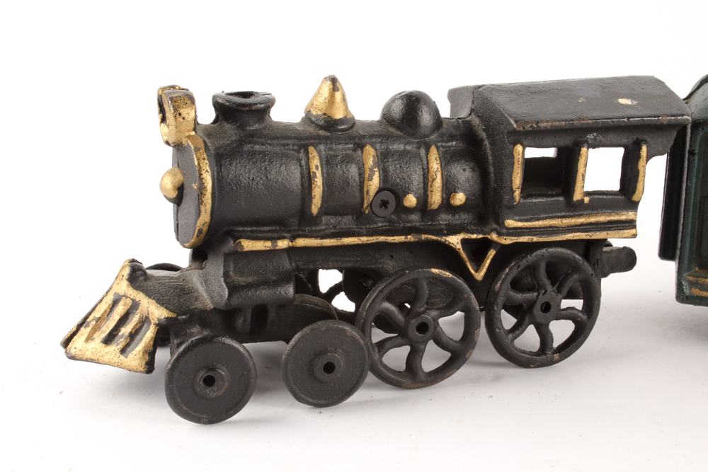 Cast Iron P.R.R. Washington 44 Train Set and Cars