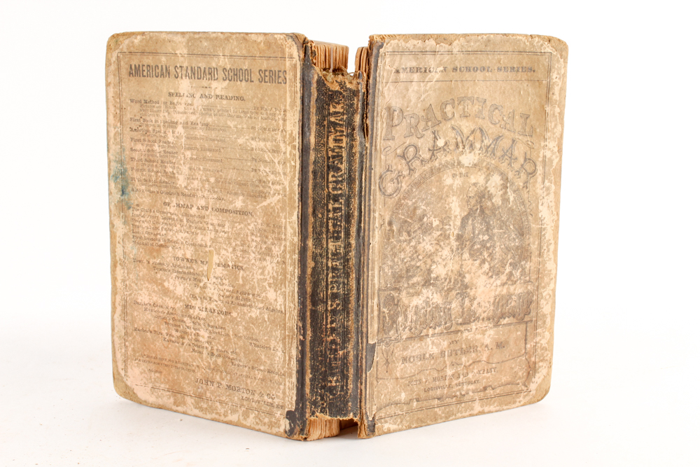 Antique Grammar, Arithmetic and Poetry Books