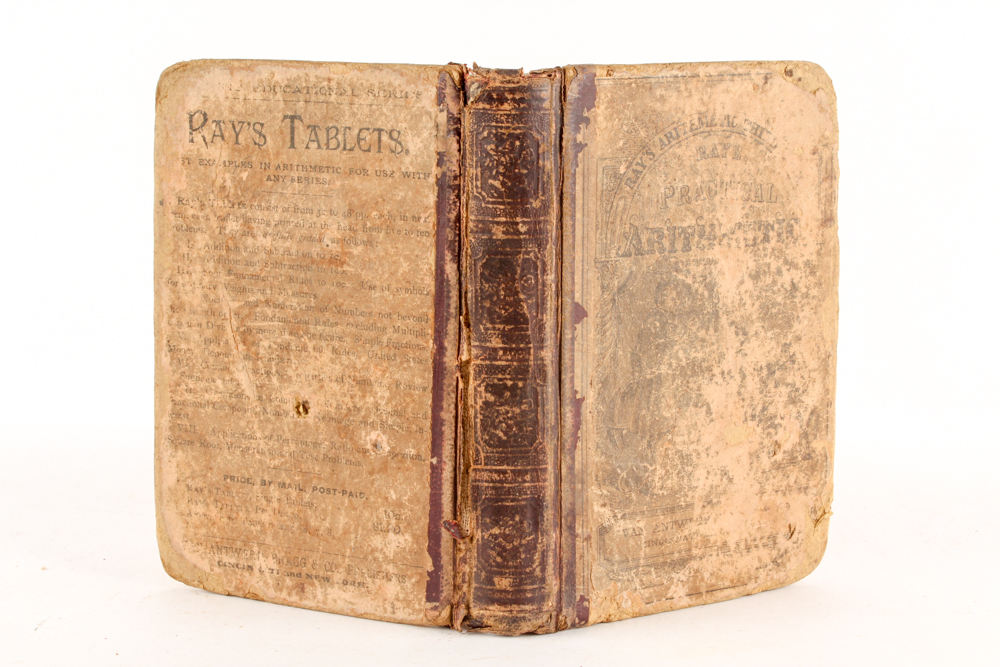 Antique Grammar, Arithmetic and Poetry Books