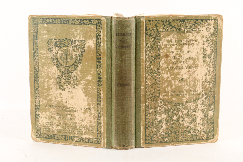 Antique Grammar, Arithmetic and Poetry Books