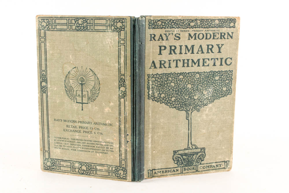 Antique Grammar, Arithmetic and Poetry Books