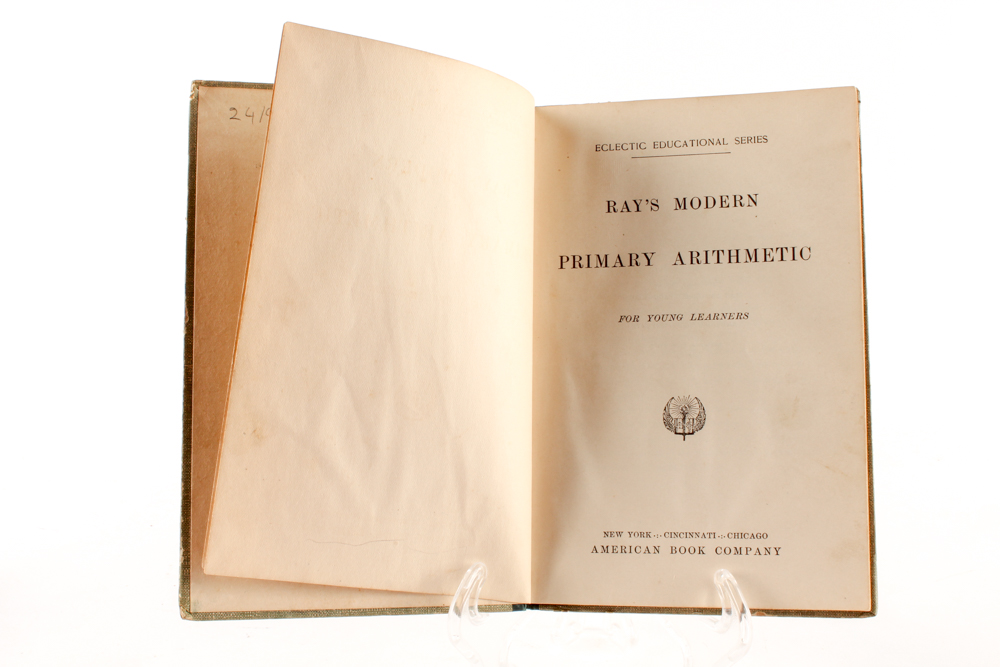Antique Grammar, Arithmetic and Poetry Books