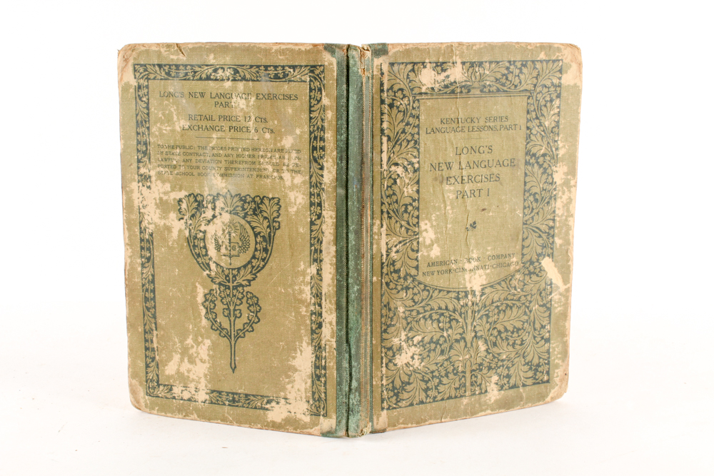 Antique Grammar, Arithmetic and Poetry Books