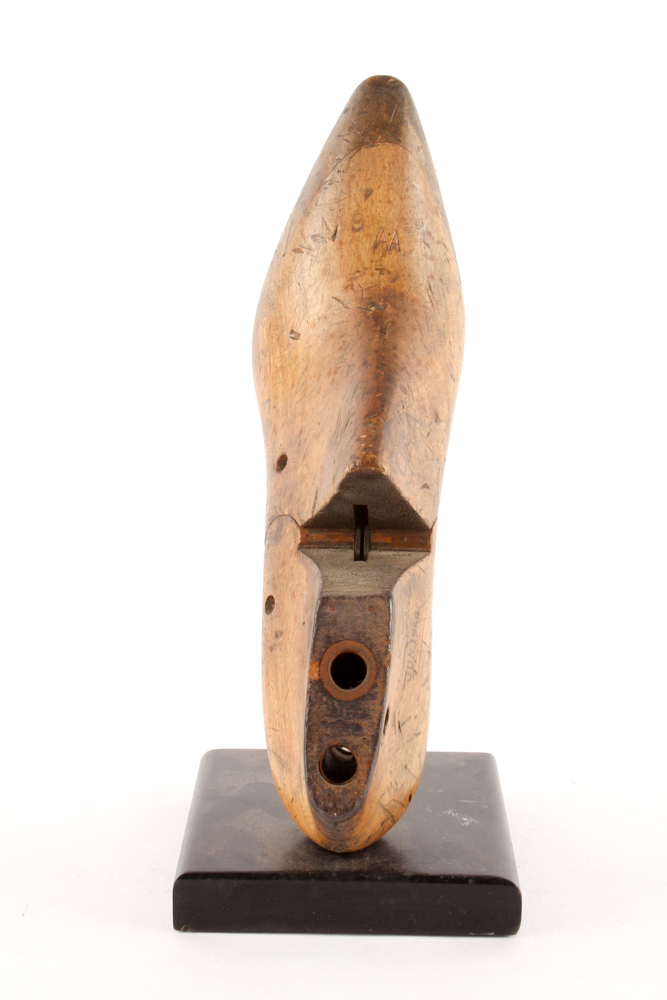 Vintage Sterling Shoe Last and Metal Cobbler's Shoe Form