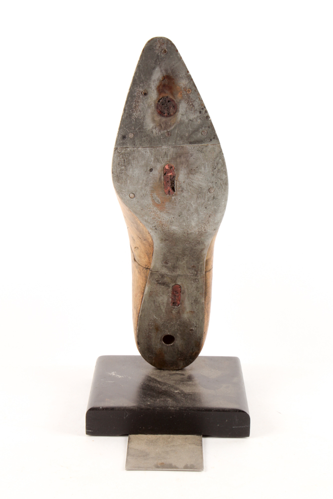 Vintage Sterling Shoe Last and Metal Cobbler's Shoe Form