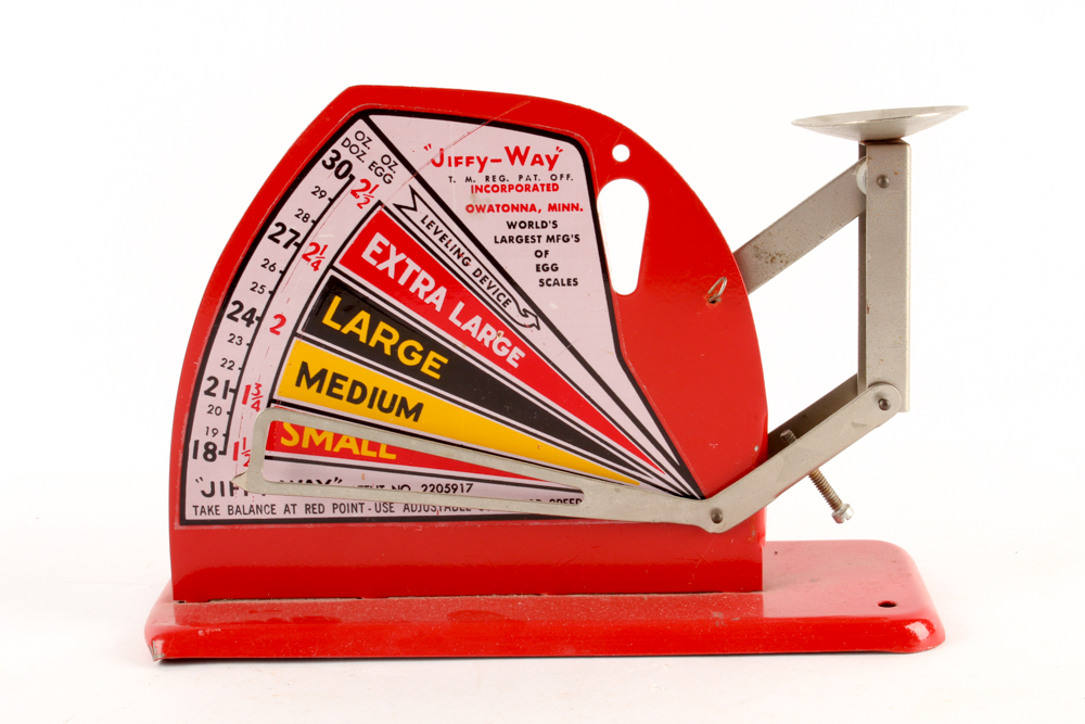 "Premier" and "Jiffy-Way" Egg Grading Scales