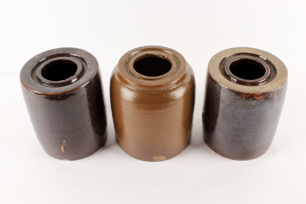 Antique Stoneware Canning Jars