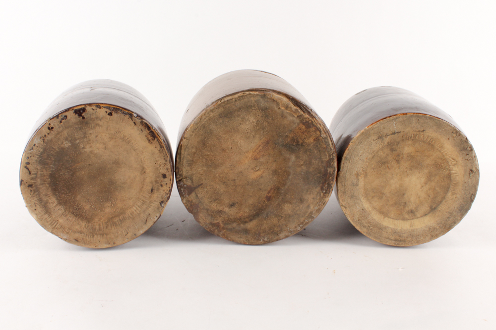 Antique Stoneware Canning Jars