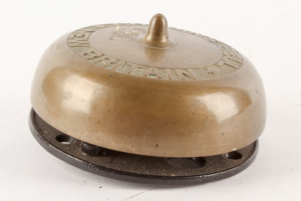 Antique Door Bells in Brass Bowl