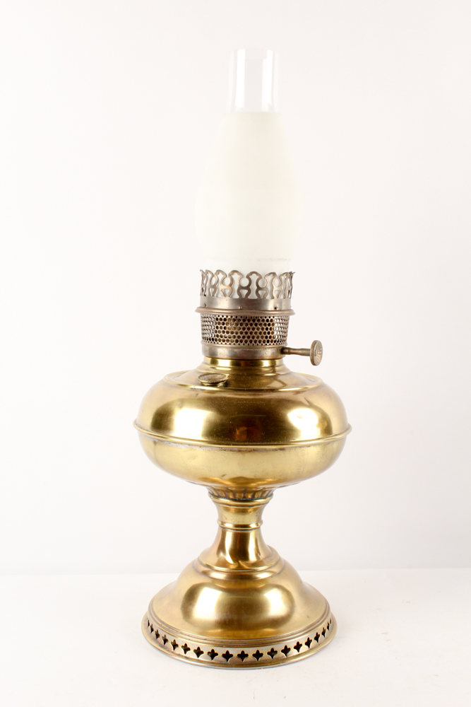 Brass Hurricane Lamps
