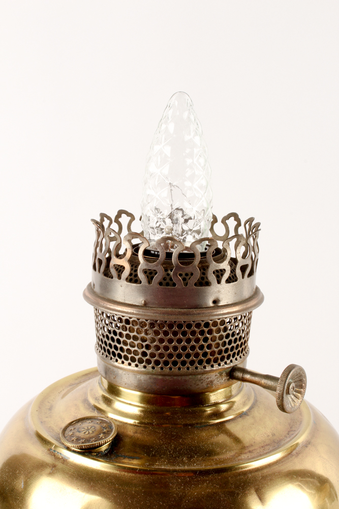 Brass Hurricane Lamps