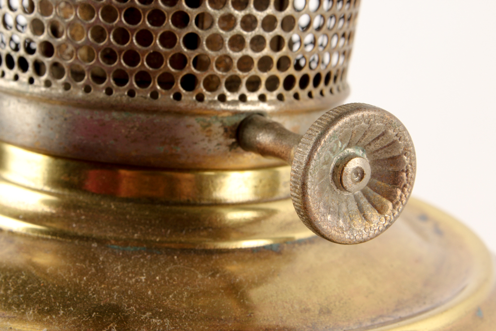 Brass Hurricane Lamps