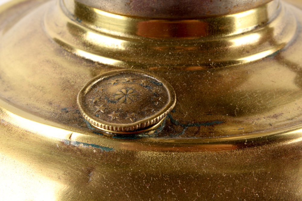 Brass Hurricane Lamps