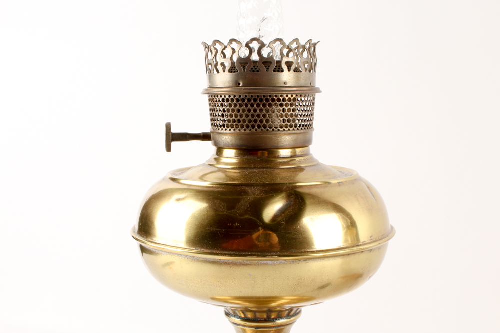 Brass Hurricane Lamps