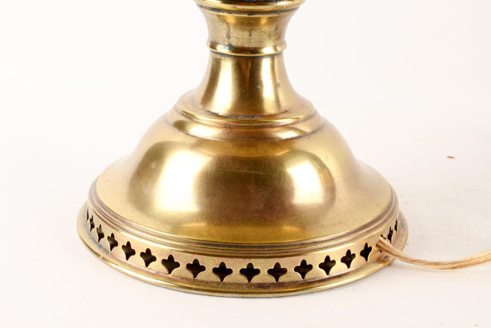 Brass Hurricane Lamps