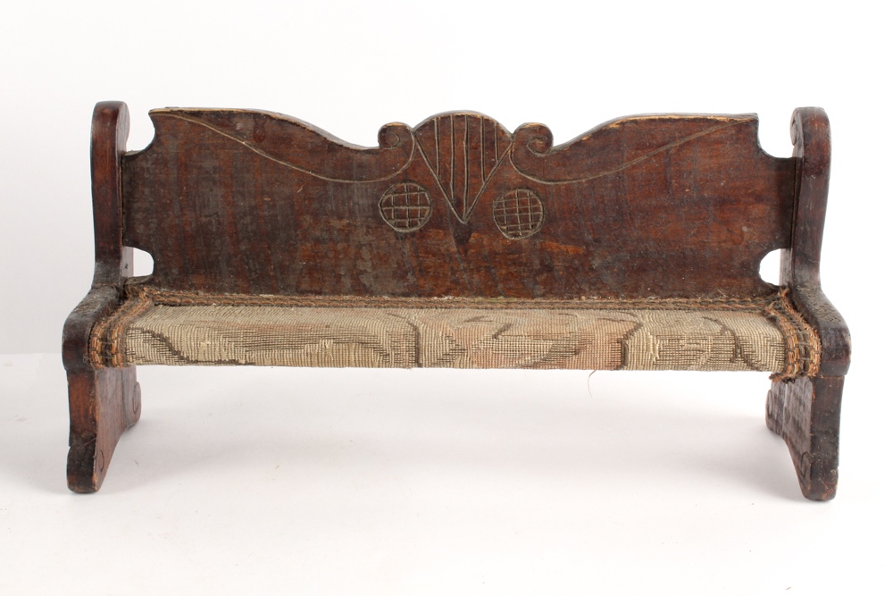 Vintage Handmade Wooden Doll Furniture