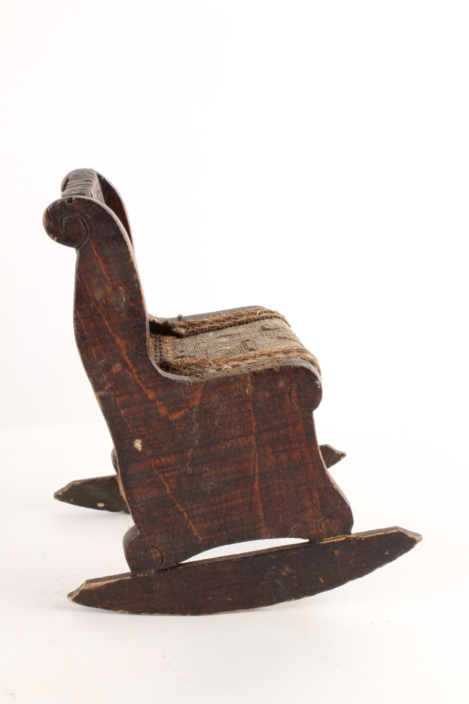 Vintage Handmade Wooden Doll Furniture