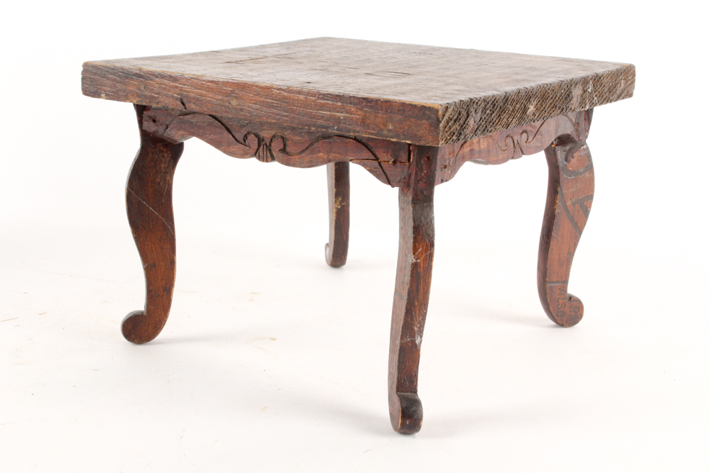 Vintage Handmade Wooden Doll Furniture