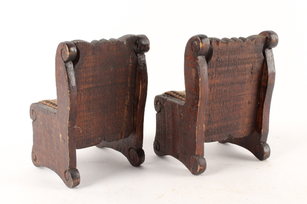 Vintage Handmade Wooden Doll Furniture