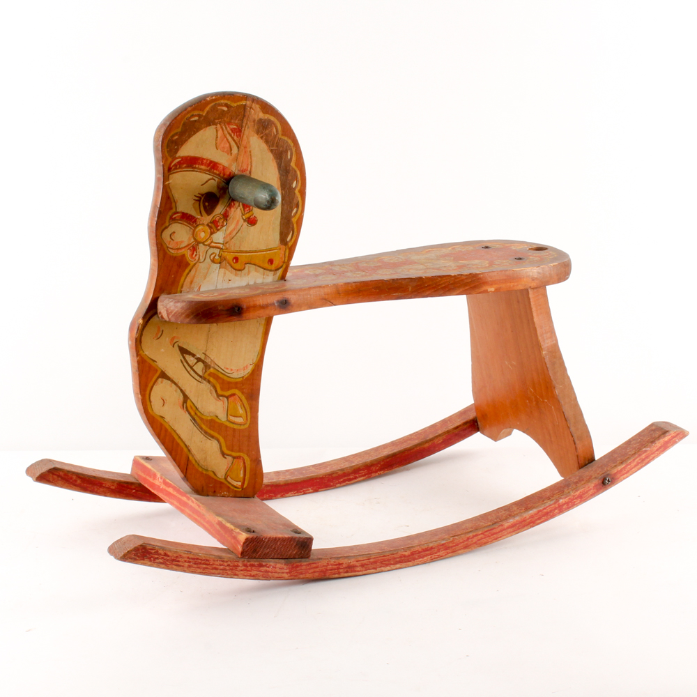 1940s Cass Toys Rocking Horse