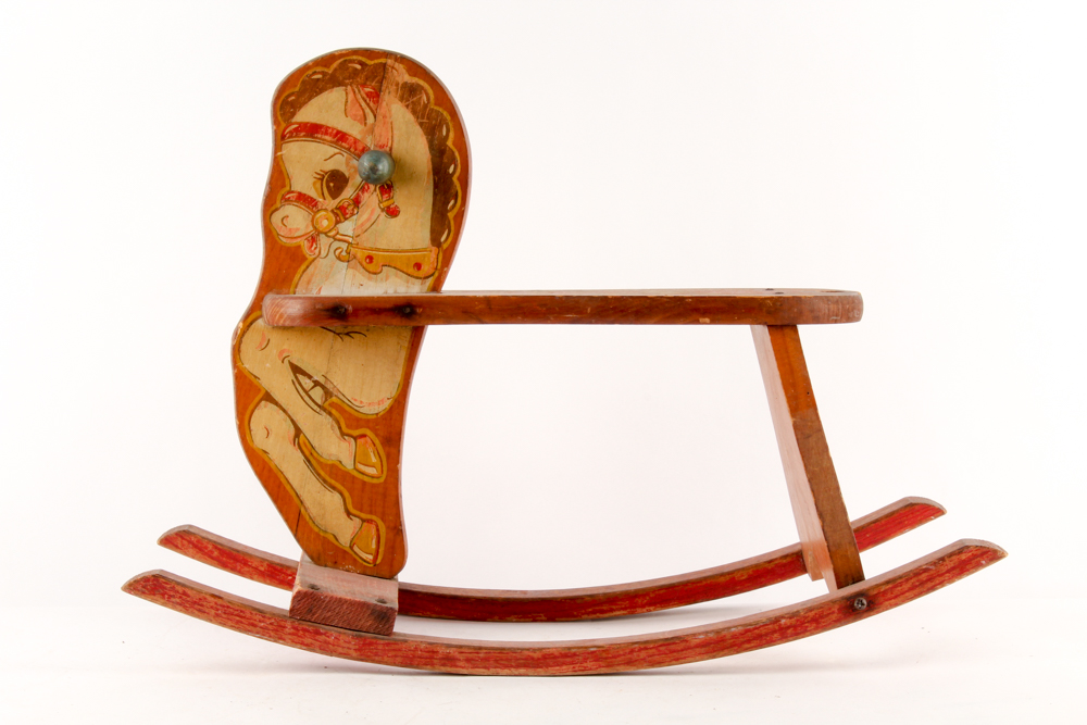 1940s Cass Toys Rocking Horse