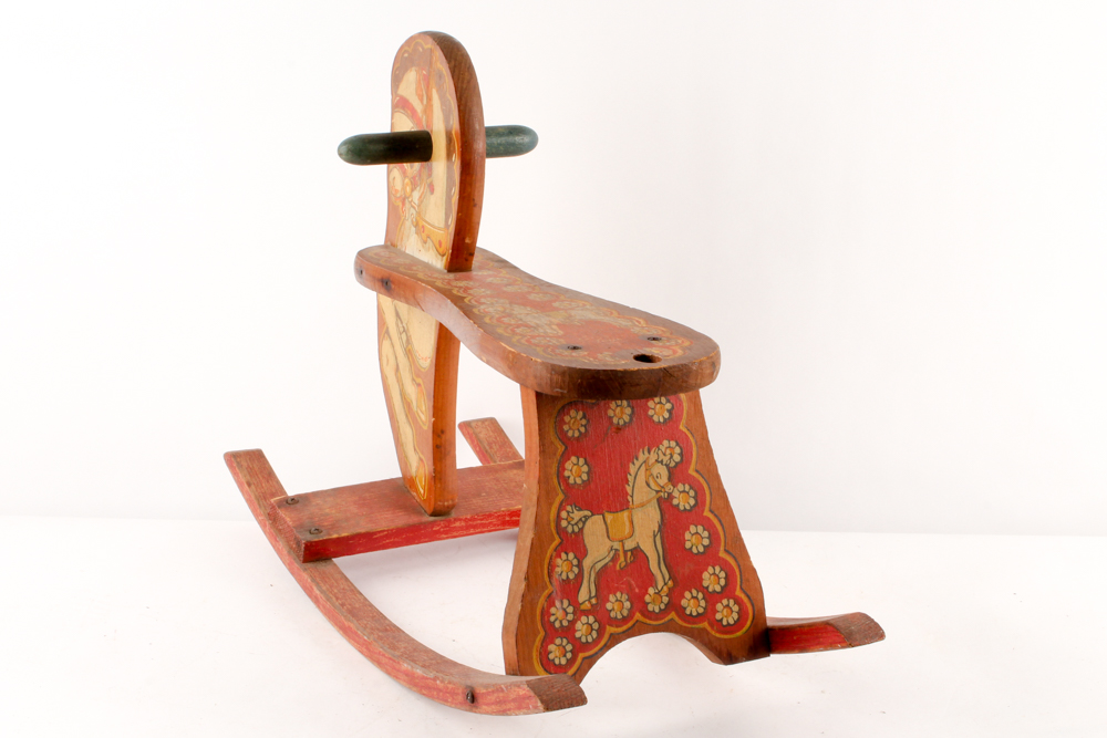 1940s Cass Toys Rocking Horse