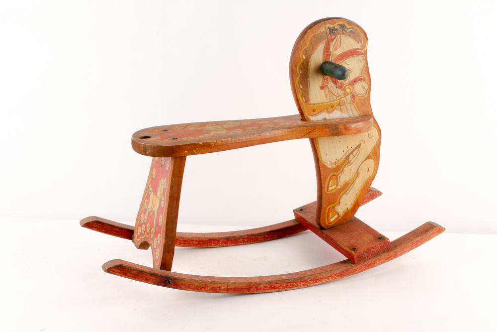 1940s Cass Toys Rocking Horse