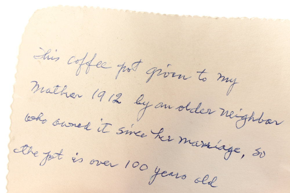 Antique Swedish Dovetail Copper Coffee Pot