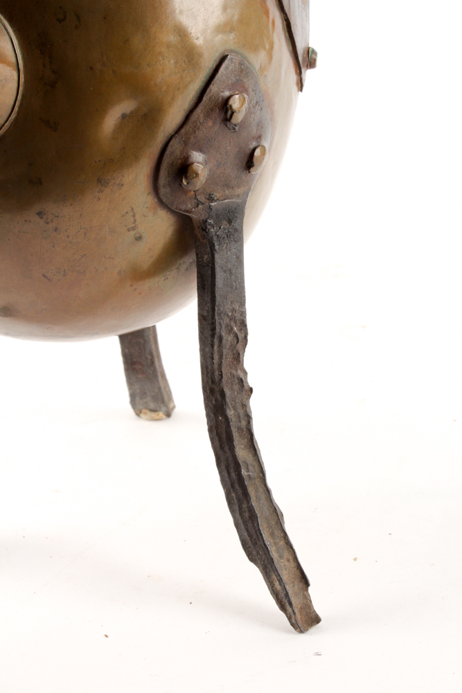 Antique Swedish Dovetail Copper Coffee Pot