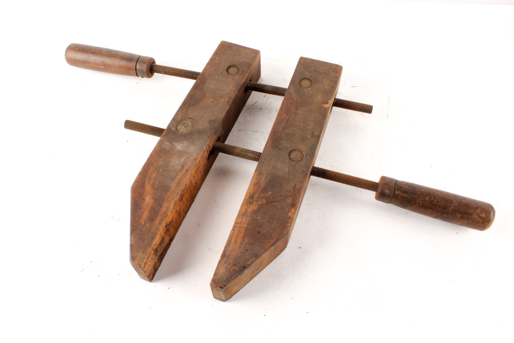 Antique Wooden Clamps