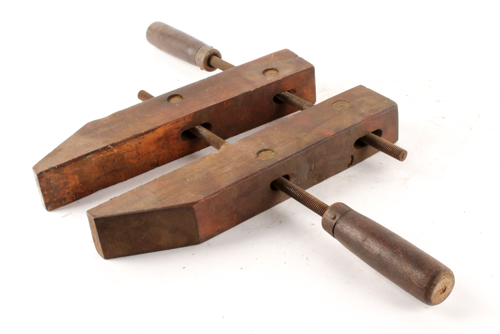 Antique Wooden Clamps
