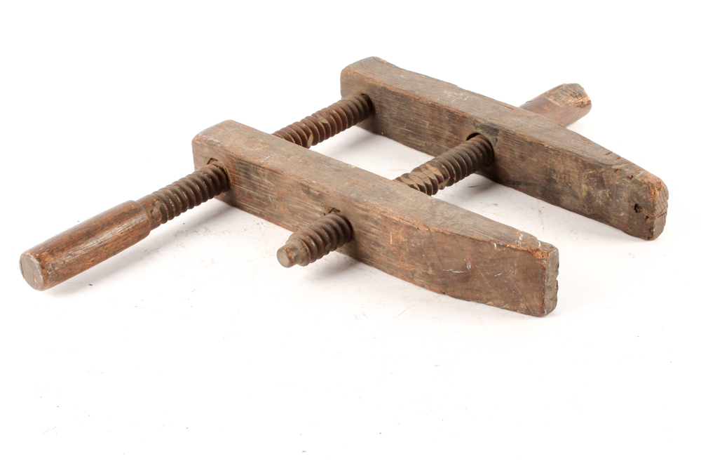 Antique Wooden Clamps