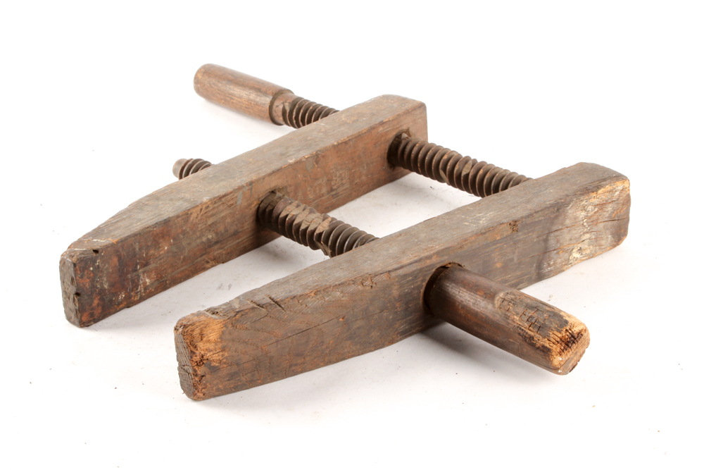 Antique Wooden Clamps