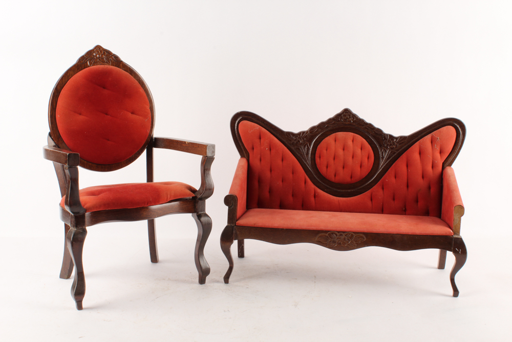 Handmade Victorian Doll Furniture