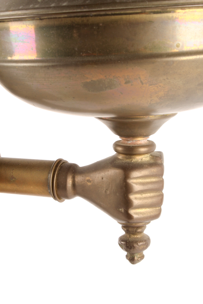 Antique Double Globe Parlor Lamp