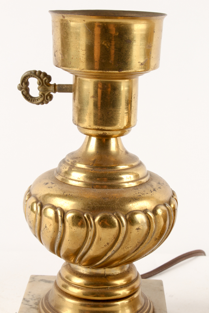 Antique Brass Hurricane Lamps