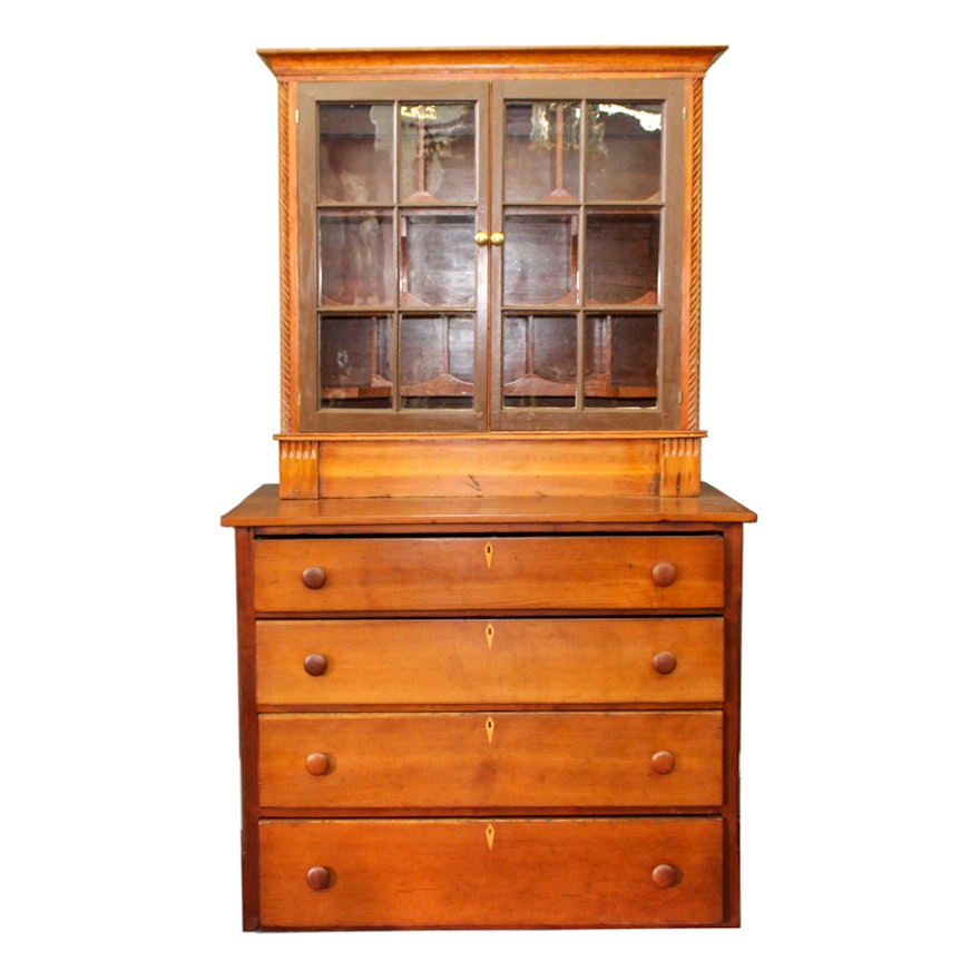 Antique Maple Hutch