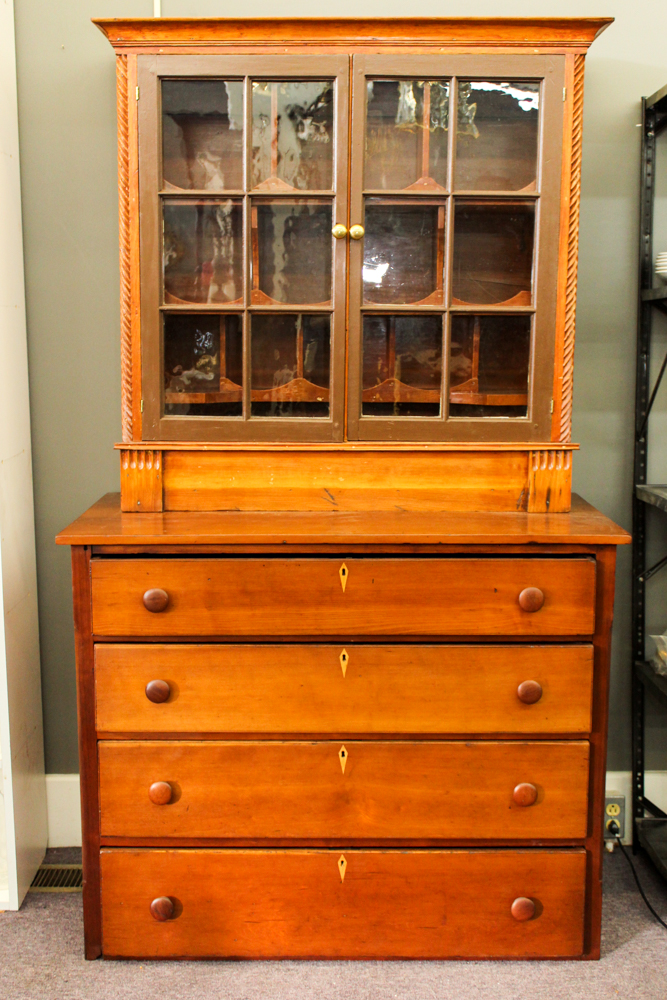 Antique Maple Hutch